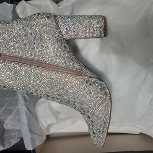 Betsy Johnson rhinestone boots